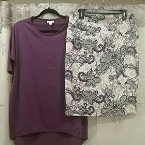 Lularoe Irma/Cassie Outfit